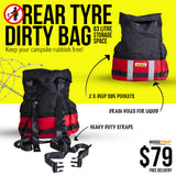 Rear Wheel Mounting Dirty Bag - Kalahari