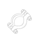 Redback Clamp for Renault 16 (01/1971 - 08/1980), 30 (02/1975 - 01/1984), 10 (05/1966 - 10/1972), 8 (11/1962 - 10/1972), Peugeot 206 (10/2000 - 12/2007)