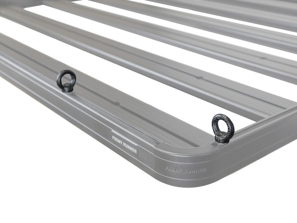 BLACK TIE DOWN RINGS / EYE NUTS - BY FRONT RUNNER