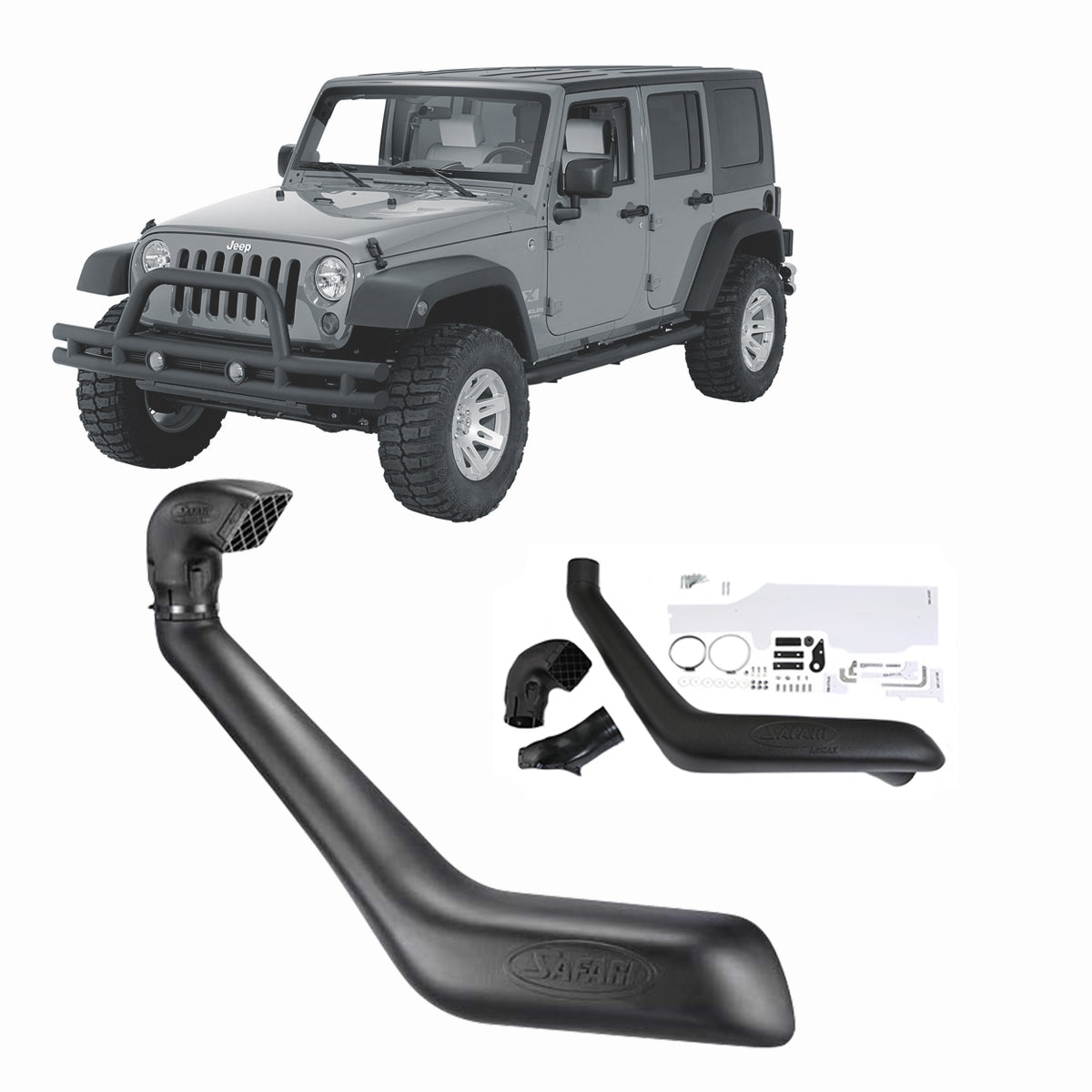 Safari Snorkel for Jeep Wrangler (03/2007 - 04/2018)