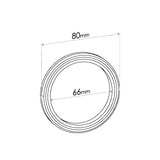 Spiral Wound Ring Gasket - ID 66mm, OD 80mm, THK 5mm, SPIRAL