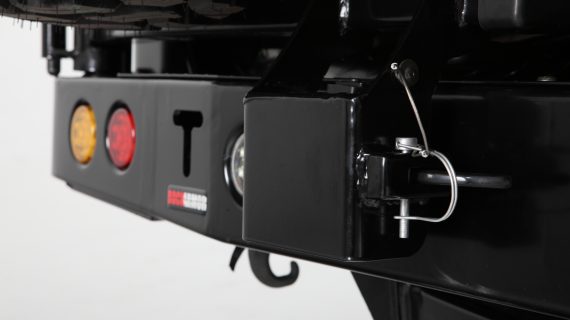 80 Series Landcruiser Rear Bar Wheel Carrier by Rockarmor 4x4