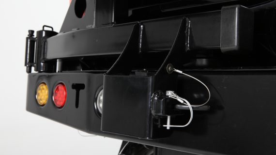 80 Series Landcruiser Rear Bar Wheel Carrier by Rockarmor 4x4