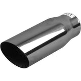 In 50mm(2"), Out 54mm(2-1/8"), L 200mm(8"), Stainless, AC276